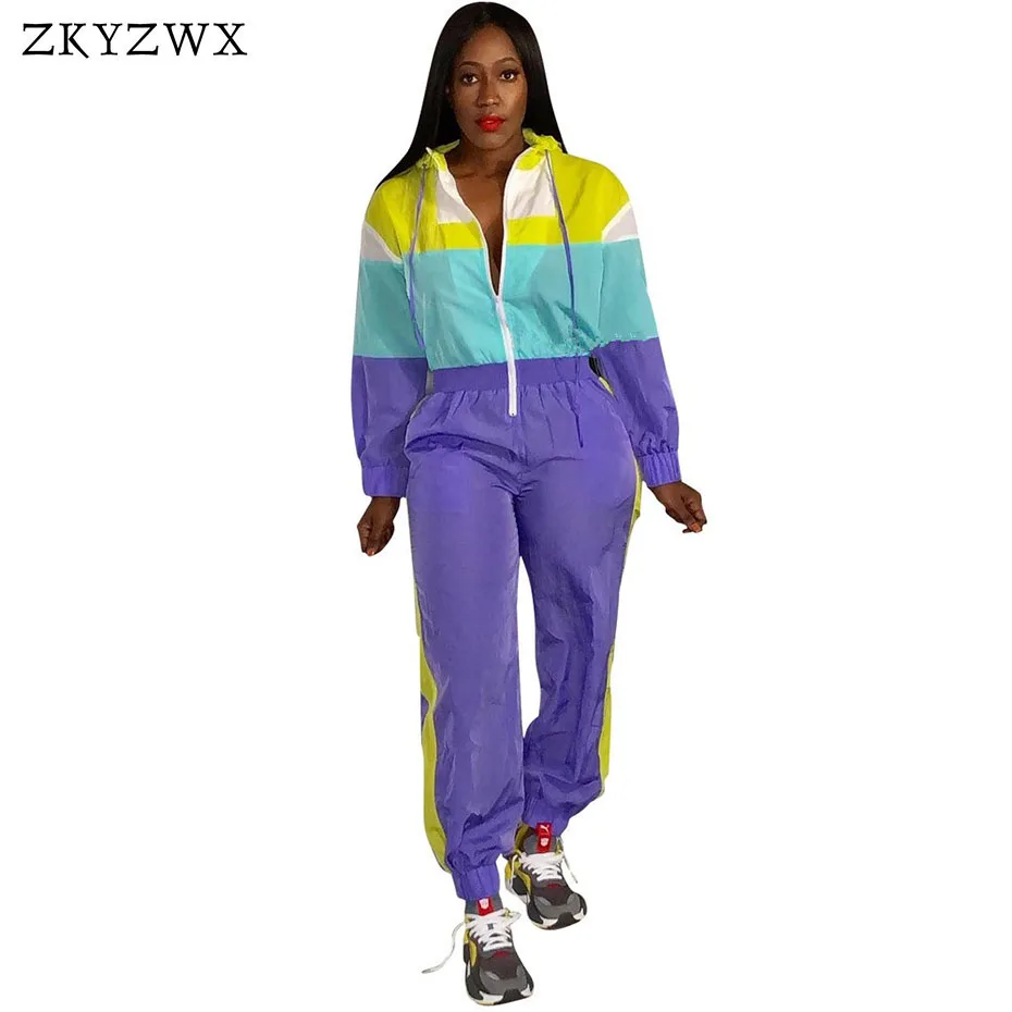 ZKYZWX Sexy Patchwork Hooded Jumpsuits Front Zipper High Waist Streetwear Rompers Jumpsuit Long Sleeve Summer Womens Overalls
ZKYZWX Sexy Patchwork Hooded Jumpsuits Front Zipper High Waist Streetwear Rompers Jumpsuit Long Sleeve Summer Womens Overalls