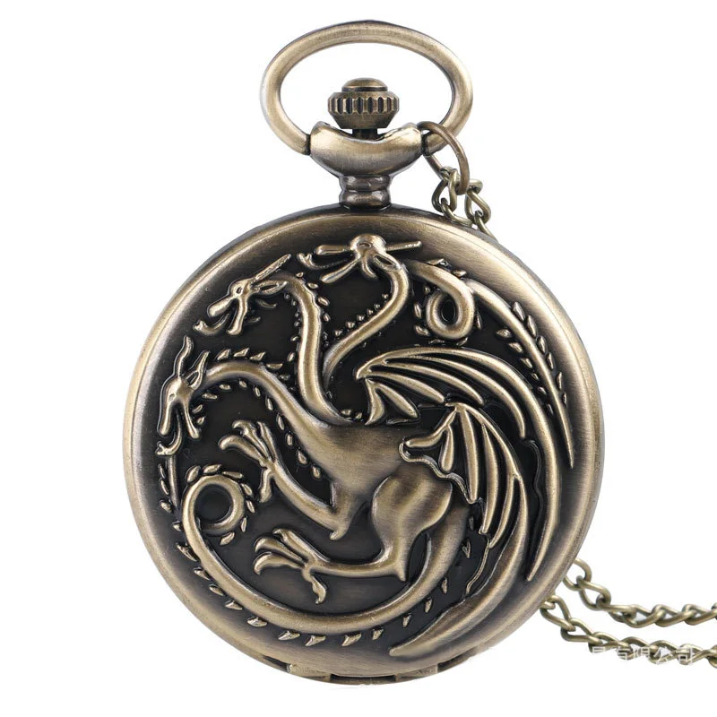 Black Game of Thrones House Targaryen Stream punk Pocket Watches Dragon FOB Watches Men Women Gift With Chain Free Shipping
Black Game of Thrones House Targaryen Stream punk Pocket Watches Dragon FOB Watches Men Women Gift With Chain Free Shipping