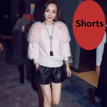 Free shipping,Brand Genuine leather women shorts.fashion sheepskin black short pants,quality female sales lady sexy loose
Free shipping,Brand Genuine leather women shorts.fashion sheepskin black short pants,quality female sales lady sexy loose