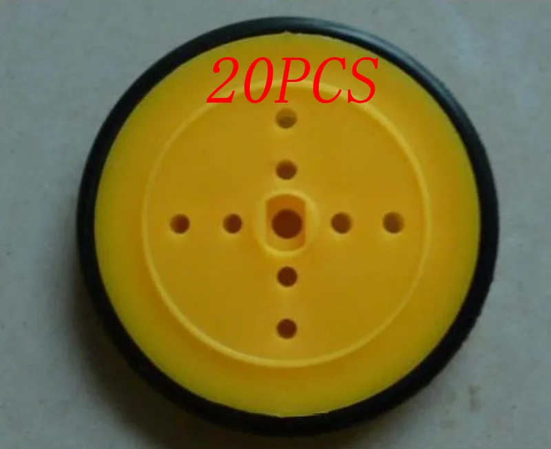 20PCS Pulley + Rubber Ring Tire Dia 40mm for Aperture 2/3mm Shaft Axle Wheel TT Geared Motor Wheel Spare Parts for RC Car Model
20PCS Pulley + Rubber Ring Tire Dia 40mm for Aperture 2/3mm Shaft Axle Wheel TT Geared Motor Wheel Spare Parts for RC Car Model
