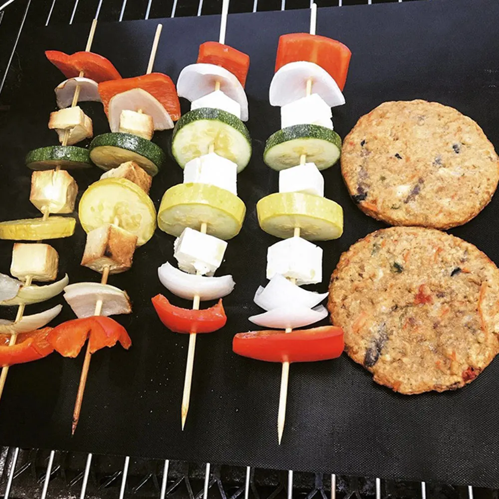 5 Pieces Non-stick BBQ Grill Mat Barbecue Baking Liners Reusable Teflon Cooking Picnic Sheets Cooking Tool 33 * 40cm
5 Pieces Non-stick BBQ Grill Mat Barbecue Baking Liners Reusable Teflon Cooking Picnic Sheets Cooking Tool 33 * 40cm