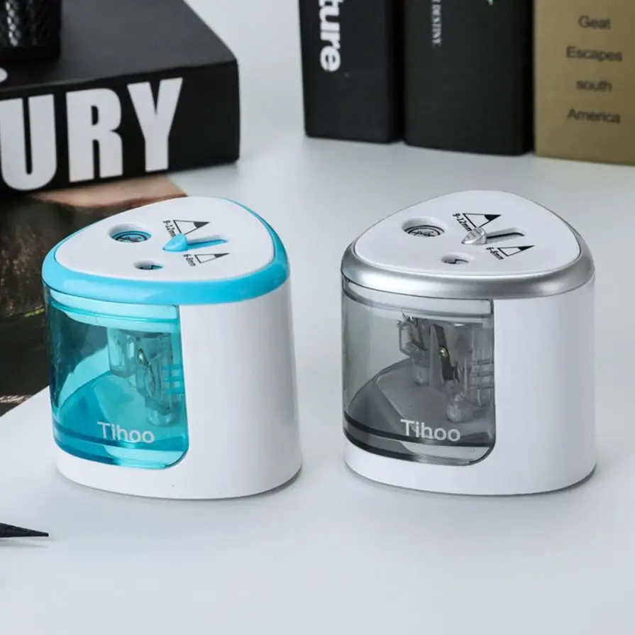 New Automatic Two-hole Electric Touch Switch Pencil Sharpener Home Office School Electric Sharpener Auto-Stop Safety Feature
New Automatic Two-hole Electric Touch Switch Pencil Sharpener Home Office School Electric Sharpener Auto-Stop Safety Feature