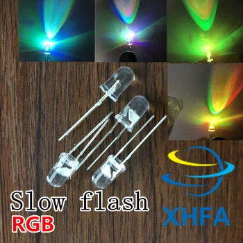 500 pcs 5mm Round Slow RGB Flash Rainbow MultiColor Red Green Blue light emitting diode LED free shipping
500 pcs 5mm Round Slow RGB Flash Rainbow MultiColor Red Green Blue light emitting diode LED free shipping