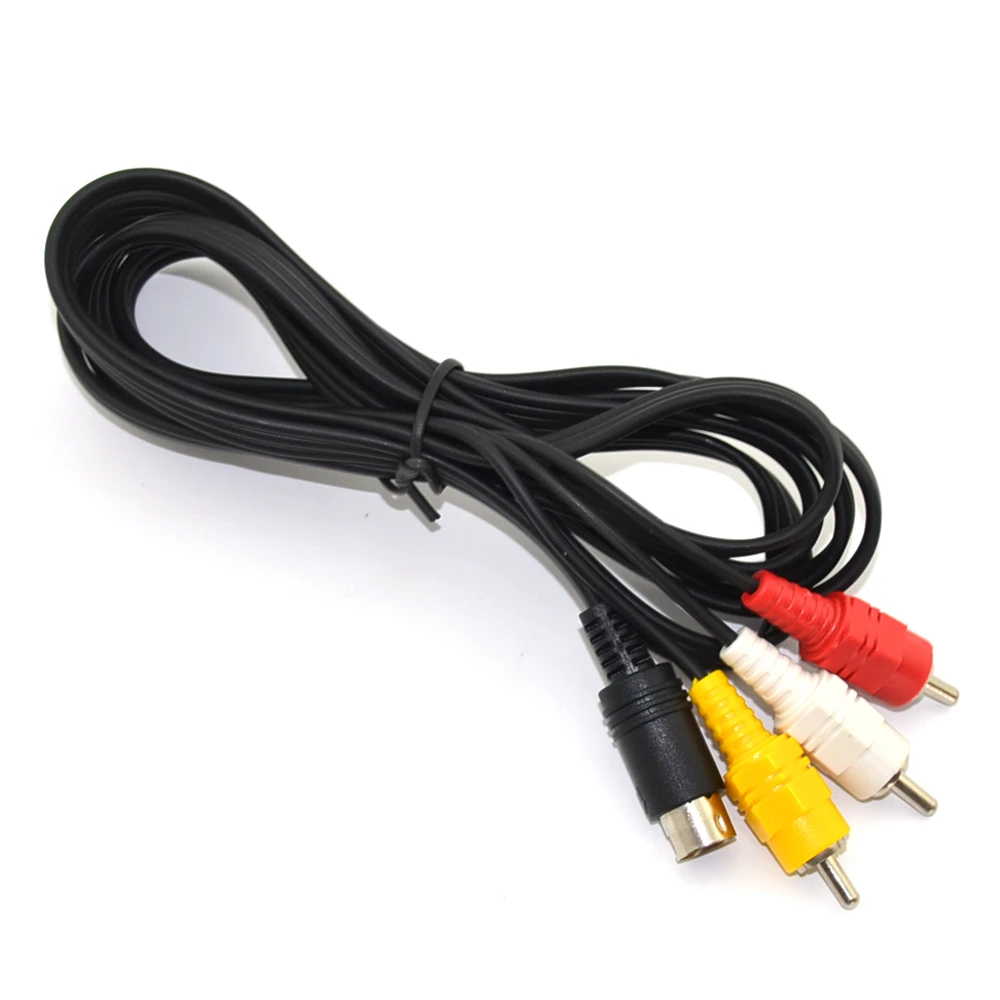 FZQWEG 1.8M 9 Pin For Sega Genesis 2 3 Audio Video AV Cable Cord RCA Cable for Mega Drive MD 2 3
FZQWEG 1.8M 9 Pin For Sega Genesis 2 3 Audio Video AV Cable Cord RCA Cable for Mega Drive MD 2 3