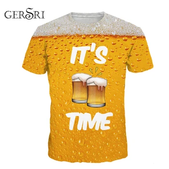 Gersri new beer 3D t shirt cotton wild high quality tops tee short sleeve summer shirts for men women dropship
Gersri new beer 3D t shirt cotton wild high quality tops tee short sleeve summer shirts for men women dropship