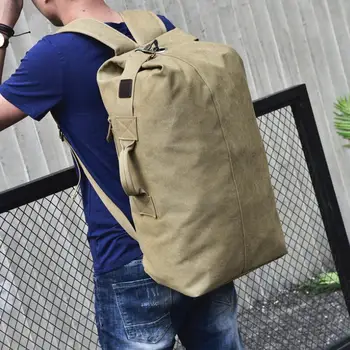 Fashion large-capacity travel backpack Men's backpack Outdoor travel sports bag Canvas shoulder bag male size Two Big 55*30*20
Fashion large-capacity travel backpack Men's backpack Outdoor travel sports bag Canvas shoulder bag male size Two Big 55*30*20