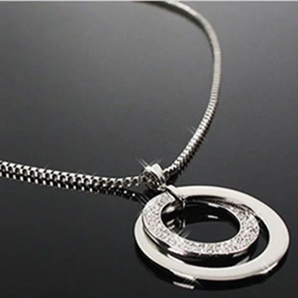 1PC Stylish Women Crystal Necklaces For Women Girls Rhinestones Silver Plated Long Chain Pendant Necklace Jewelry Statement
1PC Stylish Women Crystal Necklaces For Women Girls Rhinestones Silver Plated Long Chain Pendant Necklace Jewelry Statement