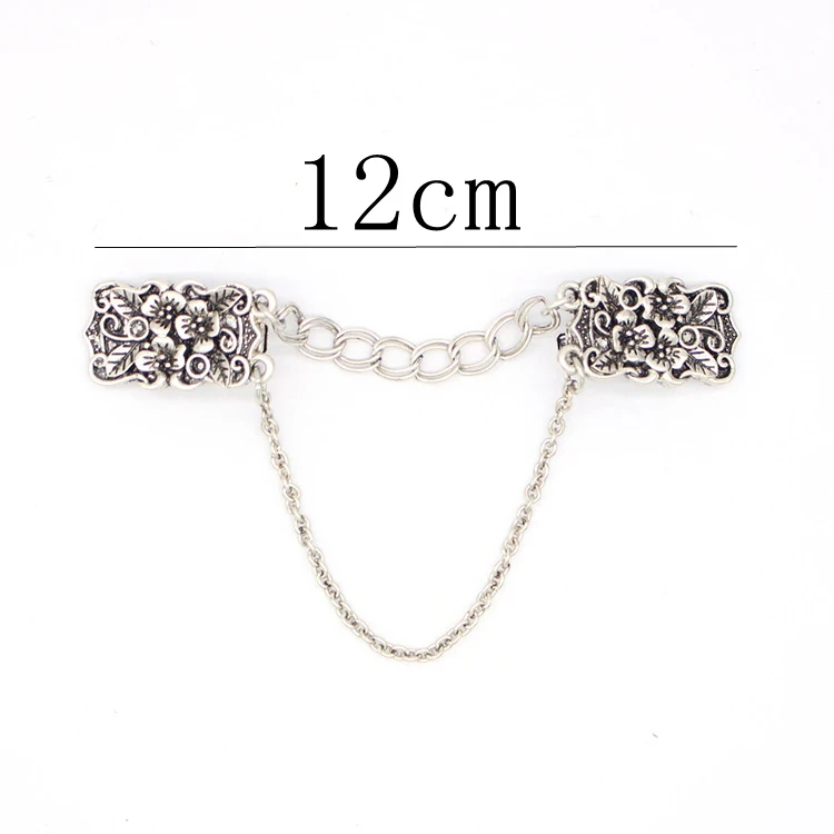 Ancient Silver Embossed Brooch Clip For Sweater Shawl Keeper Collar Buckle Holder Garters Garment Accessories Jewelry
Ancient Silver Embossed Brooch Clip For Sweater Shawl Keeper Collar Buckle Holder Garters Garment Accessories Jewelry