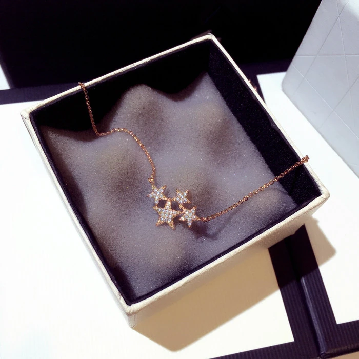 TYME 2019 big small stars pendant necklaces for women rose gold cubic zirconia short necklace gift pulseira feminina pulseras
TYME 2019 big small stars pendant necklaces for women rose gold cubic zirconia short necklace gift pulseira feminina pulseras