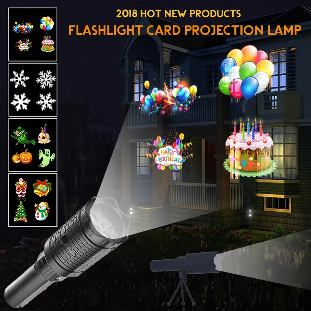 New Arrival LED Flashlight Laser Projector Lamp 4 Patterns Laser Projector Lighting Children Christmas Gift Snowflake Birthday
New Arrival LED Flashlight Laser Projector Lamp 4 Patterns Laser Projector Lighting Children Christmas Gift Snowflake Birthday