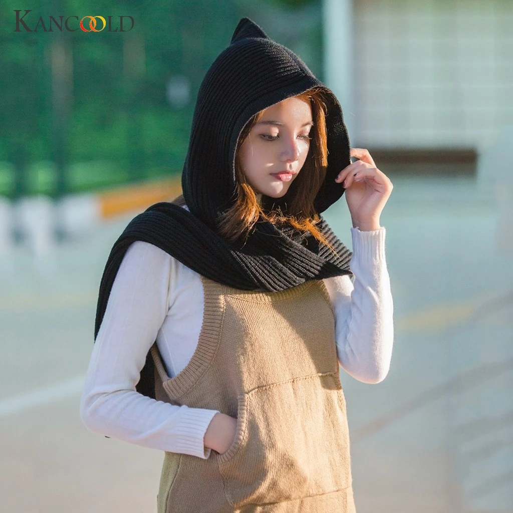KANCOOLD Scarf Women Men Warm Crochet Winter Plus Solid Slouchy Siamese Shawl One Scarf Hat Fashion Scarf Women 2018Nov19
KANCOOLD Scarf Women Men Warm Crochet Winter Plus Solid Slouchy Siamese Shawl One Scarf Hat Fashion Scarf Women 2018Nov19