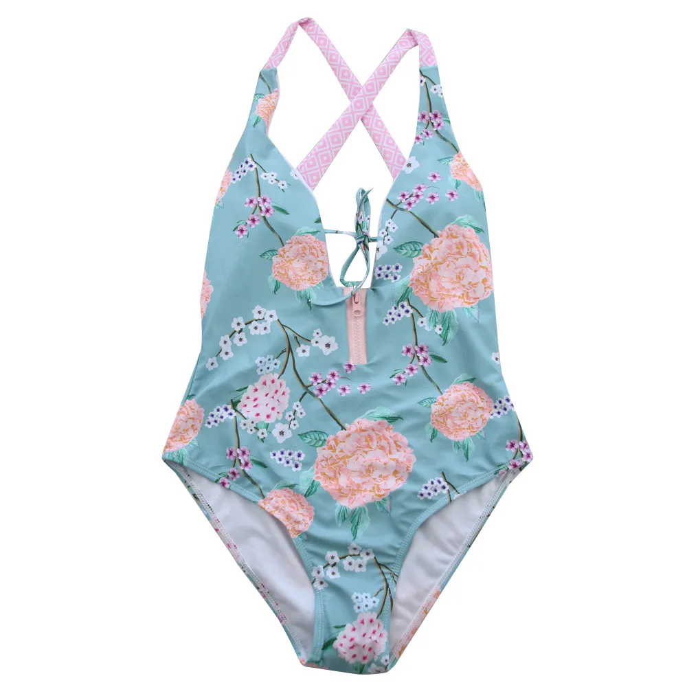 SAGACE One Piece Sexy Flora Printed Bikini Deep V Bandage Swimwear Padded Push Up Beachwear Beach Color Brazilian Sexy Swimsuit
SAGACE One Piece Sexy Flora Printed Bikini Deep V Bandage Swimwear Padded Push Up Beachwear Beach Color Brazilian Sexy Swimsuit