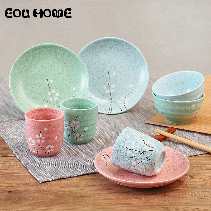 Chinese Style Plum Blossom Ceramic Dinnerware Sets Dinner Plates Rice Bowl Dessert Snack Steak Dish Cup Set Kitchen Tableware
Chinese Style Plum Blossom Ceramic Dinnerware Sets Dinner Plates Rice Bowl Dessert Snack Steak Dish Cup Set Kitchen Tableware