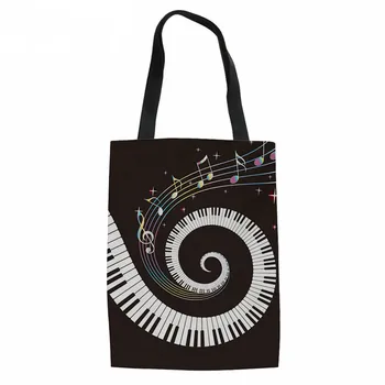 ThiKin 3D Piano Keyboard Printing Linen Shopping Bag Casual Summer Beach Grocery Bag Durable Tote Cloth Pouch Mujer Handbag
ThiKin 3D Piano Keyboard Printing Linen Shopping Bag Casual Summer Beach Grocery Bag Durable Tote Cloth Pouch Mujer Handbag
