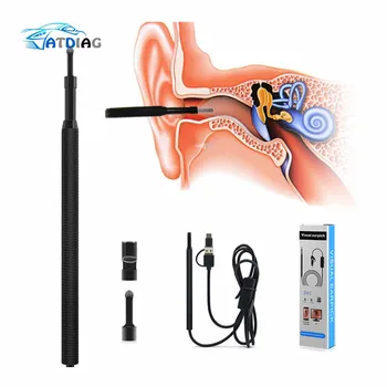 2-in-1 USB Ear Cleaning Endoscope HD Visual Ear Spoon Multifunctional Earpick With Mini Camera Ear Cleaning Tool
2-in-1 USB Ear Cleaning Endoscope HD Visual Ear Spoon Multifunctional Earpick With Mini Camera Ear Cleaning Tool