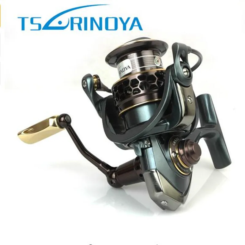 Cheap!!TSURINOYA Jaguar 2000 Spinning Fishing Reel 9+1BB Gear Ratio 5.2:1 Double Metal Spool Lure Carretes De Pescar Reels | Спорт и