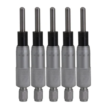 Range 0-25mm Accuracy 0.01mm Round Needle Type Mini Metal Precise Micrometer Head Measu rement Tool Pack of 5
Range 0-25mm Accuracy 0.01mm Round Needle Type Mini Metal Precise Micrometer Head Measu rement Tool Pack of 5