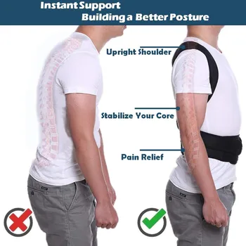 Orthopedic Posture Corrector Back Brace Scoliosis Back Spine Support Belt for Men Women Shoulder Bandage Corset Back Pain Belt 
Orthopedic Posture Corrector Back Brace Scoliosis Back Spine Support Belt for Men Women Shoulder Bandage Corset Back Pain Belt