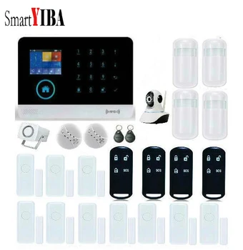 SmartYIBA APP Control Home Security Burglar Security Alarm System WIFI Camera Smoke Alarm PIR Sensor Door Gap Alarm Kits
SmartYIBA APP Control Home Security Burglar Security Alarm System WIFI Camera Smoke Alarm PIR Sensor Door Gap Alarm Kits