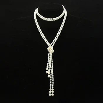 Natural 5-6mm Double Chain Rice-shaped Pearl Necklace Retro-vintage Long Sweater Chain
Natural 5-6mm Double Chain Rice-shaped Pearl Necklace Retro-vintage Long Sweater Chain