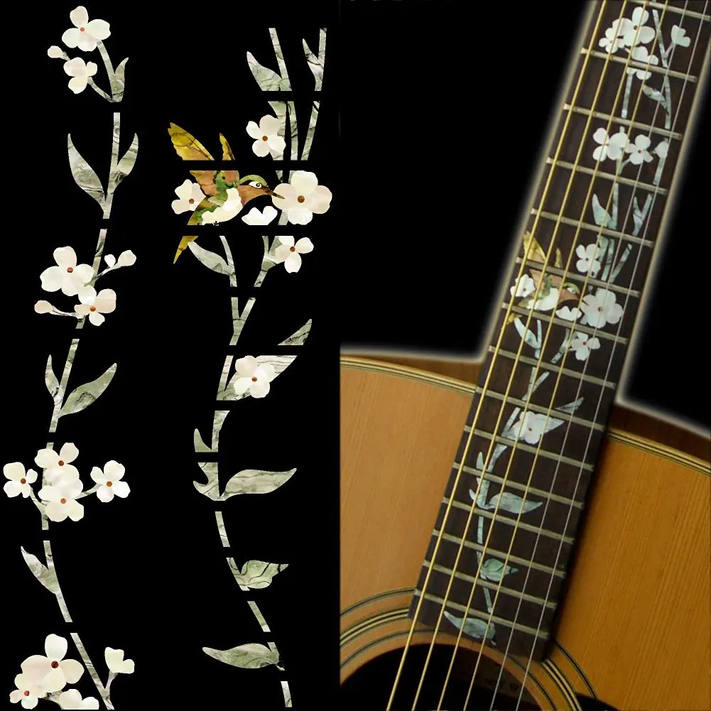 Fretboard Markers Inlay Sticker Decals for Guitar - Tree Of Life w/Hummingbird
Fretboard Markers Inlay Sticker Decals for Guitar - Tree Of Life w/Hummingbird