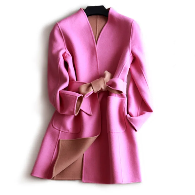 specials classic style double-face woolen woman's overcoat md-long slim version wide-waisted no lining S-3XL
specials classic style double-face woolen woman's overcoat md-long slim version wide-waisted no lining S-3XL