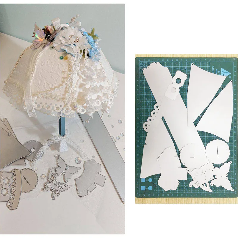 3D Butterfly Umbrella Frame Metal Cutting Dies Stencils For DIY Scrapbooking Decoration Embossing Supplier Handcraft Die Cut
3D Butterfly Umbrella Frame Metal Cutting Dies Stencils For DIY Scrapbooking Decoration Embossing Supplier Handcraft Die Cut