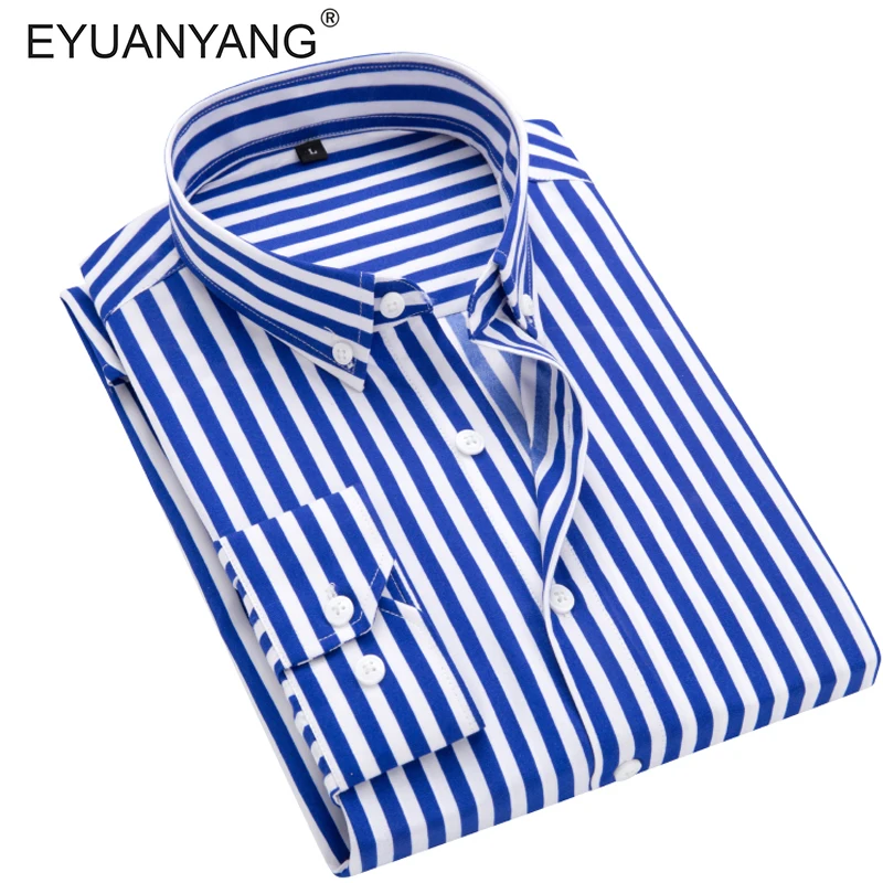 EYUANYANG Shirt Men Clothes Striped Long Sleeves Mens Dress Shirts Camisa Masculina Spring Summer Brand Casual Male Shirt 5XL
EYUANYANG Shirt Men Clothes Striped Long Sleeves Mens Dress Shirts Camisa Masculina Spring Summer Brand Casual Male Shirt 5XL