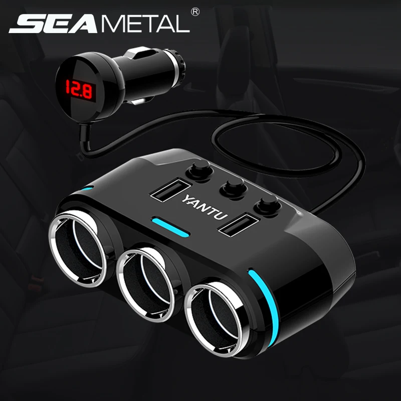 DC 12V Car Cigarette Lighter Socket Splitter Plug Auto USB Charger Adapter Auto Phone Charge For GPS Phone MP3 DVR Accessories
DC 12V Car Cigarette Lighter Socket Splitter Plug Auto USB Charger Adapter Auto Phone Charge For GPS Phone MP3 DVR Accessories