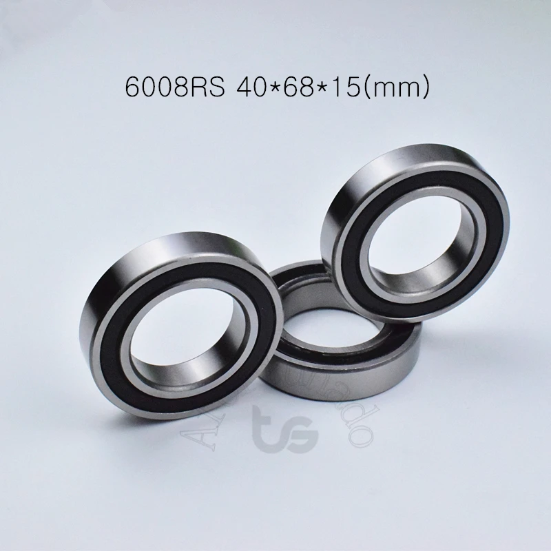 

Bearing 1pcs 6008RS 40*68*15(mm) chrome steel Rubber Sealed High speed Mechanical equipment parts