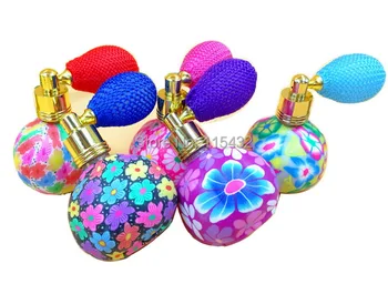 15ML Flower Perfume Bottle Polymer Clay Gasbag Fragrance Bottle Spray Atomizer Glass Essential Oil Bottle Vials 100pcs/lot
15ML Flower Perfume Bottle Polymer Clay Gasbag Fragrance Bottle Spray Atomizer Glass Essential Oil Bottle Vials 100pcs/lot