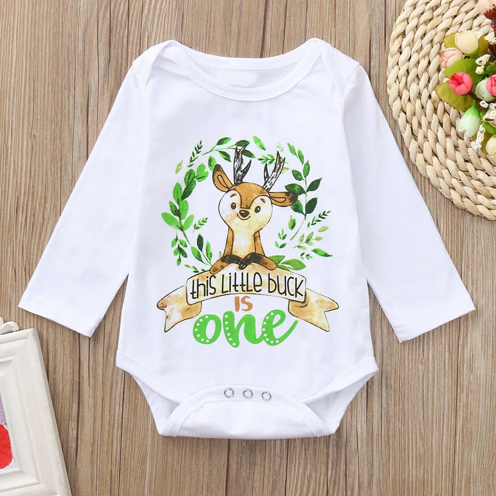 Autumn winter Toddler Kids Baby Boys Girls Long Sleeve Deer Letter Print made of high quality materials Romper Jumpsuit #30
Autumn winter Toddler Kids Baby Boys Girls Long Sleeve Deer Letter Print made of high quality materials Romper Jumpsuit #30