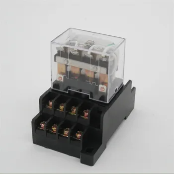 HH64P Coil 14 Pins 4PDT 4NO 4NC Plug-in Electromagnetic Power Relay 10A with Socket Base LY4NJ AC 12/24/110V (can choose)
HH64P Coil 14 Pins 4PDT 4NO 4NC Plug-in Electromagnetic Power Relay 10A with Socket Base LY4NJ AC 12/24/110V (can choose)