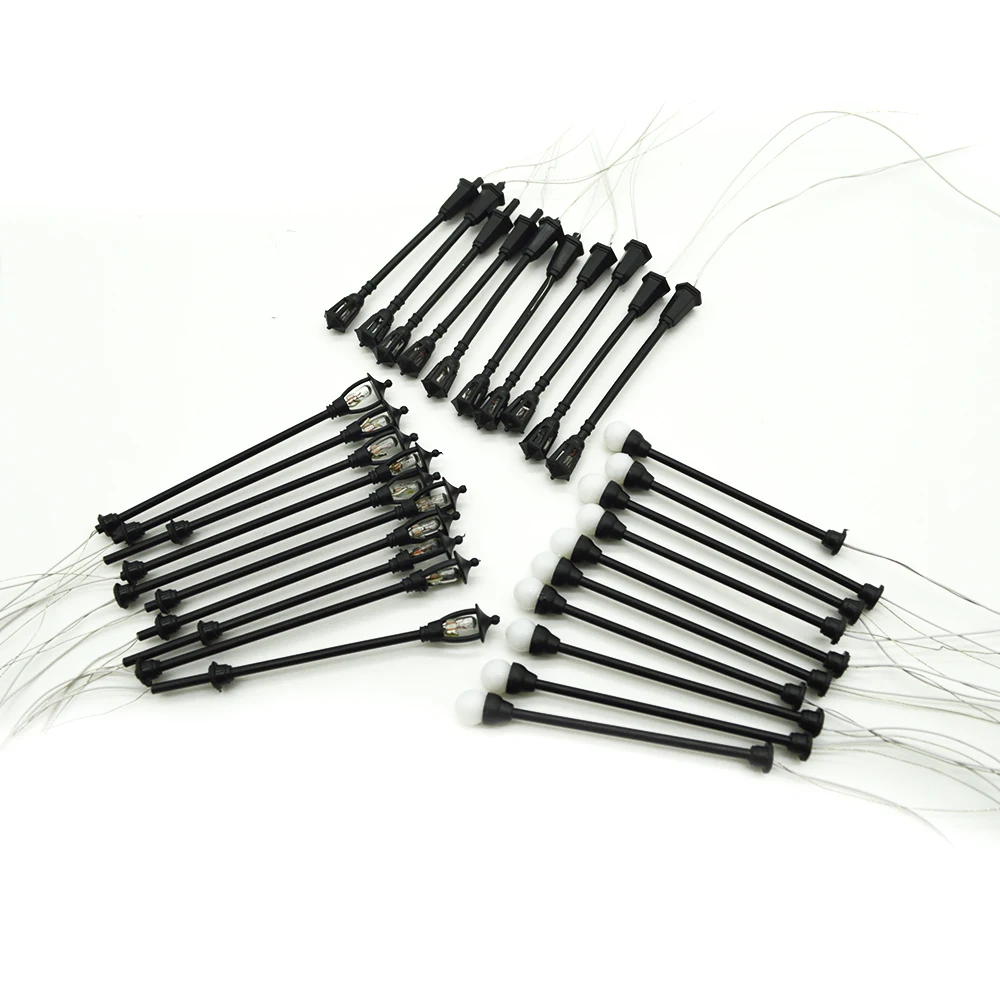 Teraysun 30pcs Model Garden Lamps N Scale 1:150 Black Model Layout Single Head Garden Lights Lamppost Landscape Light Model
Teraysun 30pcs Model Garden Lamps N Scale 1:150 Black Model Layout Single Head Garden Lights Lamppost Landscape Light Model