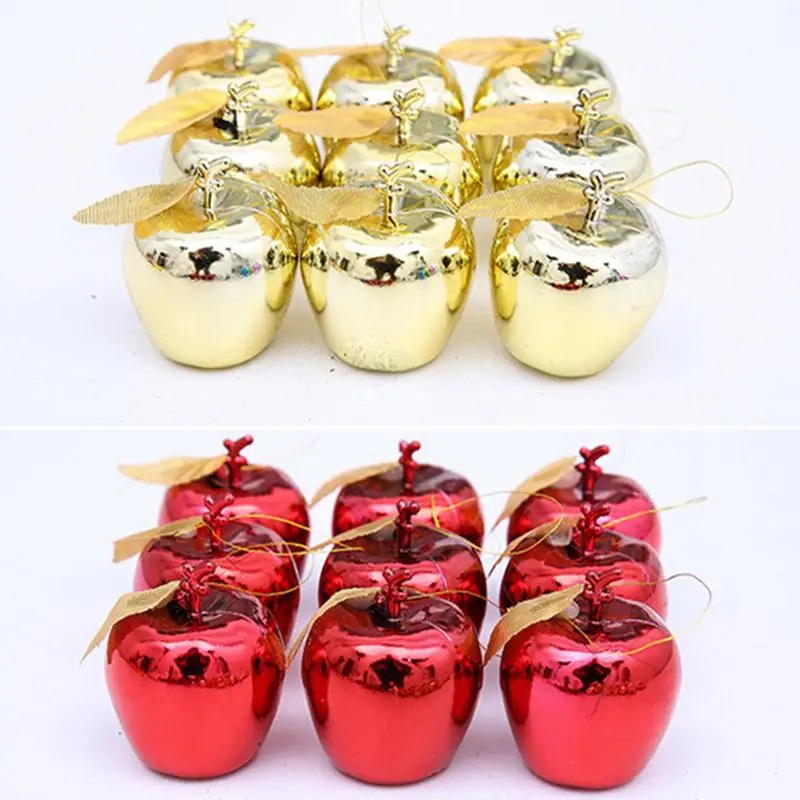 12Pcs Christmas Tree Decoration Supplies Hanging Pendant Apple Decorations For Christmas Tree Home Decor Ornaments Drop Shipping
12Pcs Christmas Tree Decoration Supplies Hanging Pendant Apple Decorations For Christmas Tree Home Decor Ornaments Drop Shipping