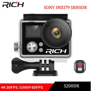 2018 NEW S200DR 4K Action Camera 2.0 Double LCD Display 16MP Sports WiFi Camera 30M Waterproof 170 angle HDMI sport camera
2018 NEW S200DR 4K Action Camera 2.0 Double LCD Display 16MP Sports WiFi Camera 30M Waterproof 170 angle HDMI sport camera