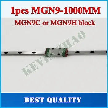 9mm Linear Guide MGN9 L=1000mm linear rail way + MGN9C or MGN9H Long linear carriage for CNC X Y Z Axis
9mm Linear Guide MGN9 L=1000mm linear rail way + MGN9C or MGN9H Long linear carriage for CNC X Y Z Axis