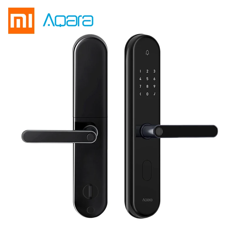 

2018 Xiaomi Mijia Aqara S2 Smart Fingerprint Door Lock Digital Touch Screen Keyless Lock Smart Home App Control With Screw Kit