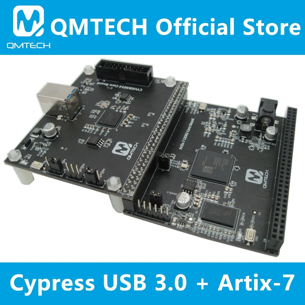 QMTECH Cypress CYUSB3014 USB 3.0 Development Board && Xilinx Artix7 FPGA XC7A35T