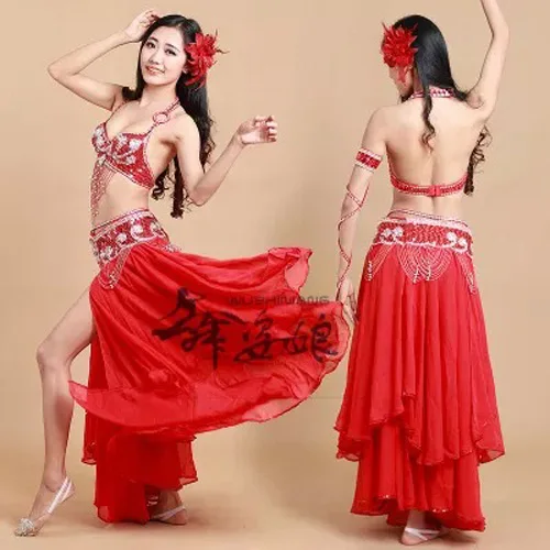 

Free shipping nice belly dancing Costumes 3pcs/set india egypt performance show dancing Clothes Costumes dancing Wears