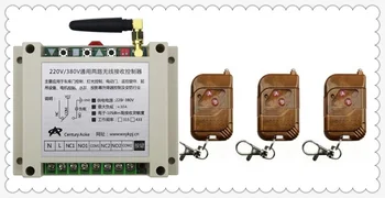 AC220V 250V 380V 30A 2CH RF Wireless Remote Control Switch System 3 transmitter & 1 receiver relay Receiver Smart Home Switch
AC220V 250V 380V 30A 2CH RF Wireless Remote Control Switch System 3 transmitter & 1 receiver relay Receiver Smart Home Switch