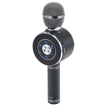 Wireless Bluetooth Karaoke Microphone 3 in 1 Portable Handheld Home Party Karaoke Speaker Machine with LED
Wireless Bluetooth Karaoke Microphone 3 in 1 Portable Handheld Home Party Karaoke Speaker Machine with LED