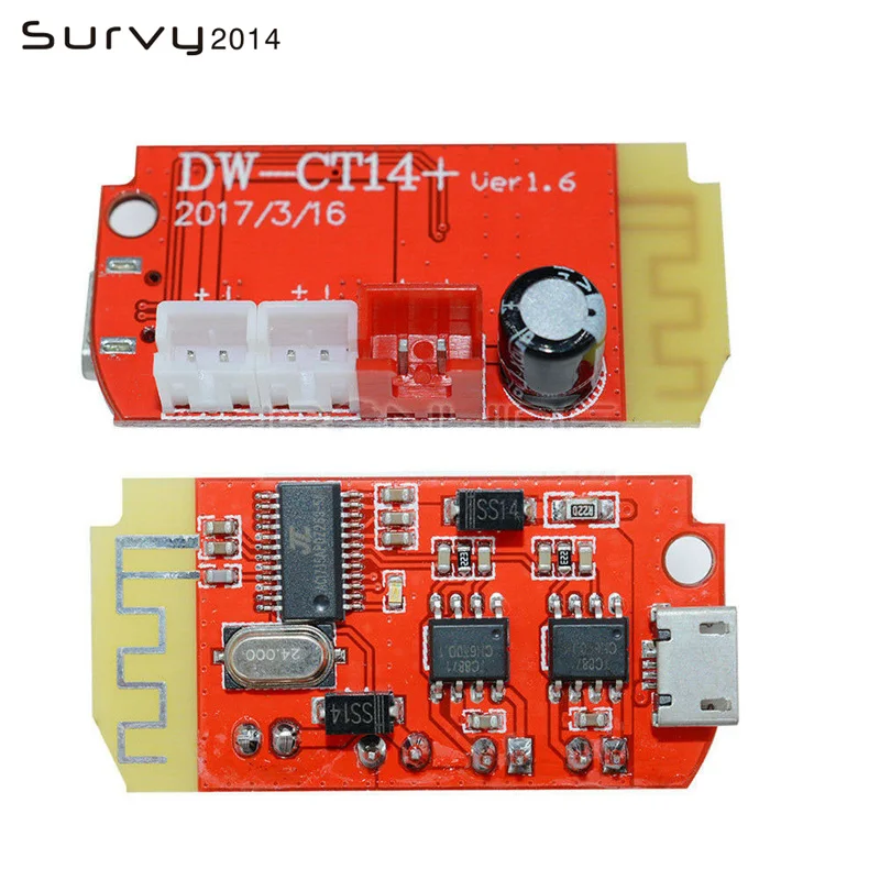 DC 3.7V 5V 3W Digital Audio Amplifier Board Double Dual Plate Bluetooth Speaker Modification Sound Music Module Micro USB DIY
DC 3.7V 5V 3W Digital Audio Amplifier Board Double Dual Plate Bluetooth Speaker Modification Sound Music Module Micro USB DIY
