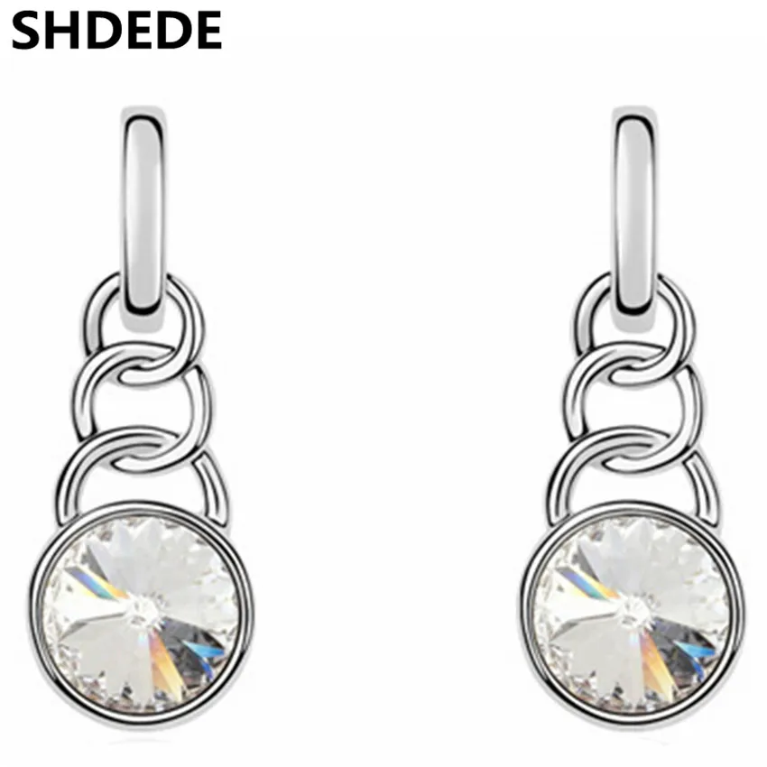 SHDEDE Crystal from Swarovski Fashion Jewelry Drop Earrings For Women Female Ladies High Quality Accessories Gift *+9804
SHDEDE Crystal from Swarovski Fashion Jewelry Drop Earrings For Women Female Ladies High Quality Accessories Gift *+9804