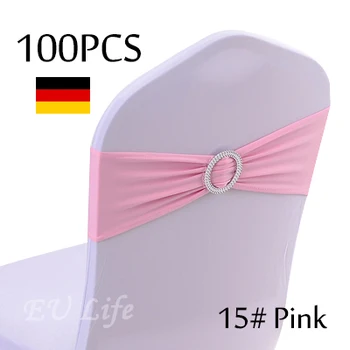 100PC/Pack Elastic Stretch Chair Bows Knot for Weddings Banquet Hotel Chair Decors Ship from Germany Lycra Chair Bands
100PC/Pack Elastic Stretch Chair Bows Knot for Weddings Banquet Hotel Chair Decors Ship from Germany Lycra Chair Bands