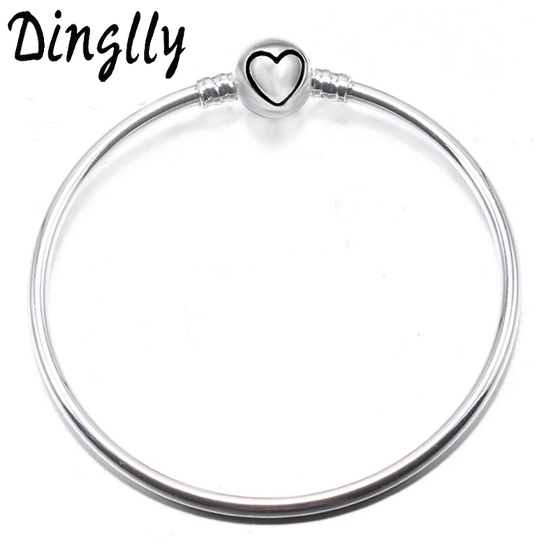 DINGLLY Silver Color Snake Chain Brand pandora Bracelets & Bangles Women DIY European Handmade couple Jewelry Making Bracelet
DINGLLY Silver Color Snake Chain Brand pandora Bracelets & Bangles Women DIY European Handmade couple Jewelry Making Bracelet