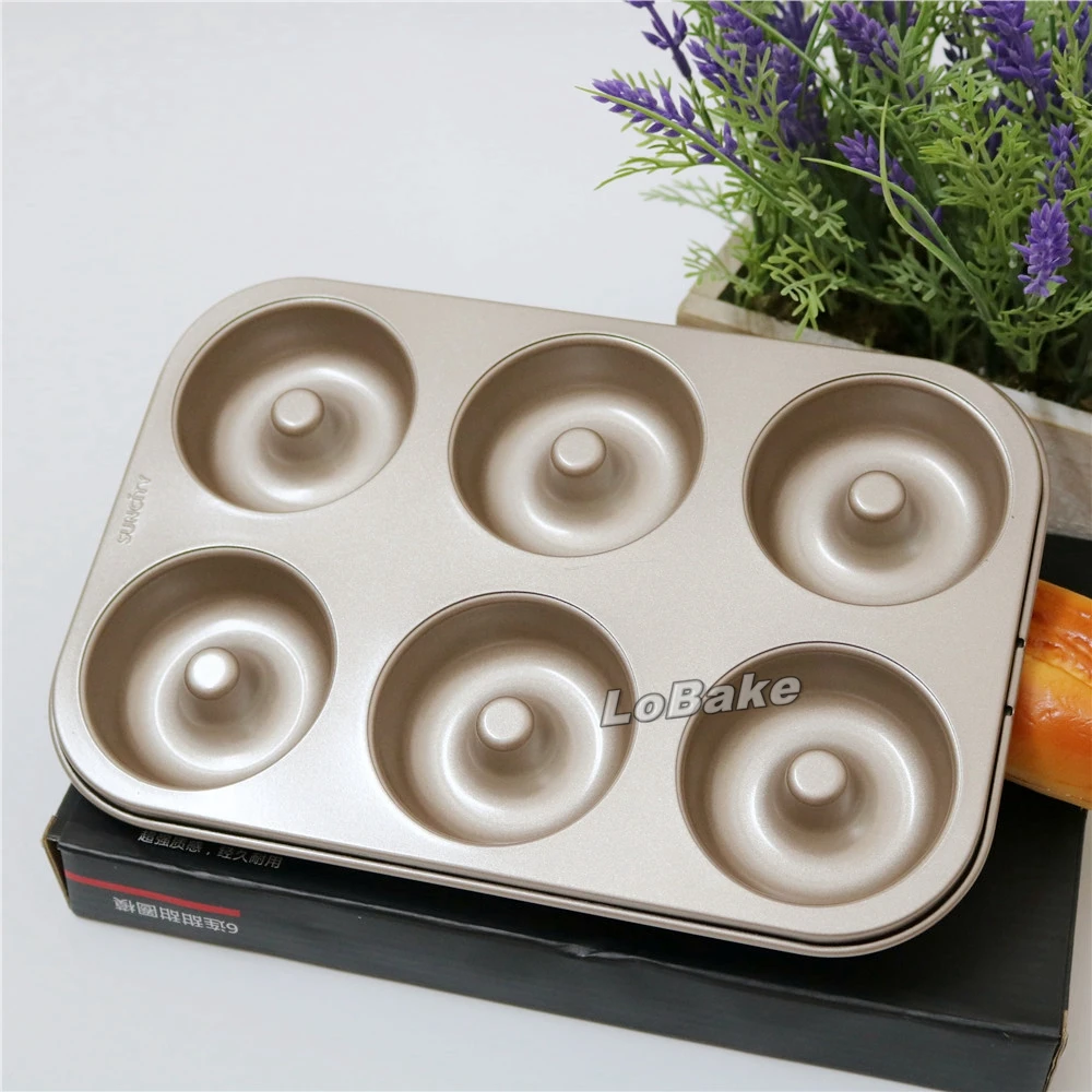 Top quality 6 cavities 27.5*18.5*2.5cm golden carbon steel round doughnut cookie mold cheese tart mould for accesorios de cocina
Top quality 6 cavities 27.5*18.5*2.5cm golden carbon steel round doughnut cookie mold cheese tart mould for accesorios de cocina