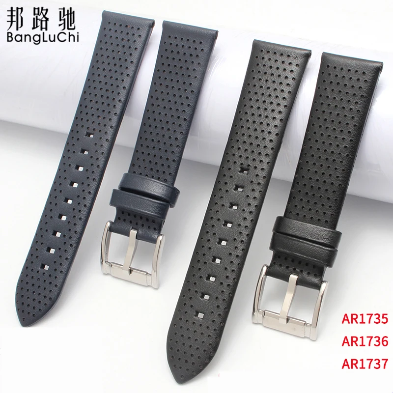 Black blue leather watch with men's leather strap 20 22mm AR2473 AR1737 AR1736 AR1735 AR1734
Black blue leather watch with men's leather strap 20 22mm AR2473 AR1737 AR1736 AR1735 AR1734