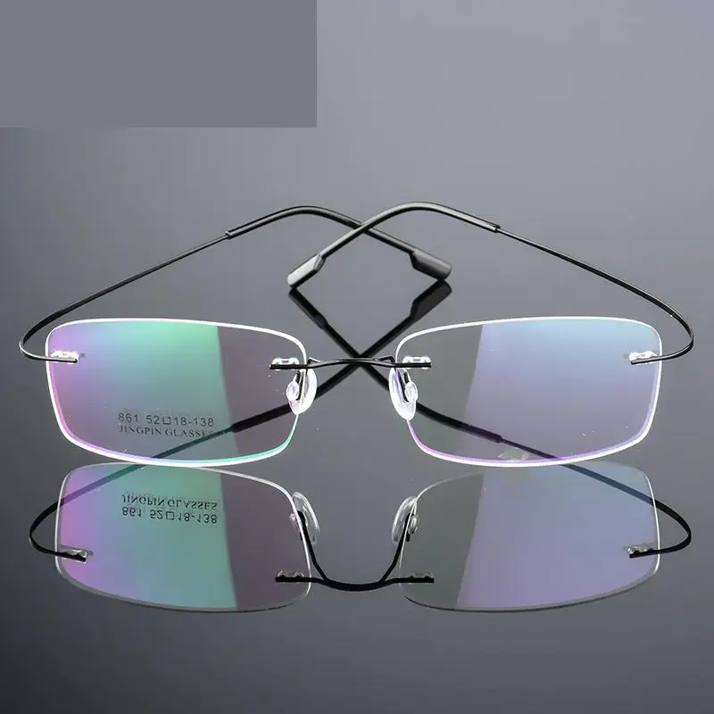 New Fashion Brand Optical Glasses Frame For Men Women Titanium Alloy Rimless Glasses Frames Man Flexible Titanium Glasses Frame
New Fashion Brand Optical Glasses Frame For Men Women Titanium Alloy Rimless Glasses Frames Man Flexible Titanium Glasses Frame