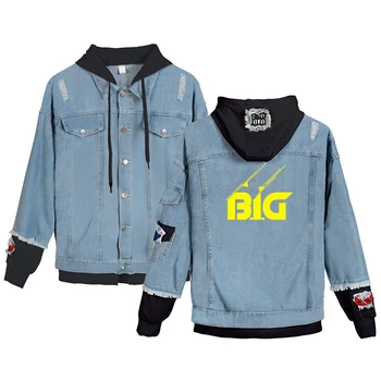 2019 BIGGIE Denim Jean Stitching Jacket Coat Harajuku B.I.G jeans hoodies wear Clothes fans B.I.G Hoodies for men/women
2019 BIGGIE Denim Jean Stitching Jacket Coat Harajuku B.I.G jeans hoodies wear Clothes fans B.I.G Hoodies for men/women